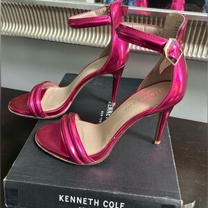 Kenneth Cole Heels- Size 7.5- “Hot Pink “Brooke”